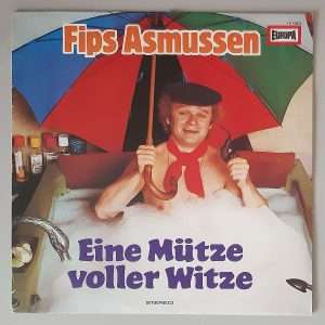 Fips Asmussen – "Eine Mütze Voller Witze" (Europa – 111 108.6) Cover Vorderseite