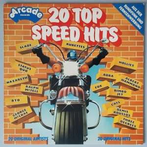 Various – "20 Top Speed Hits, 20 Original Artists...." (Arcade Records – ADE G5) Cover Vorderseite