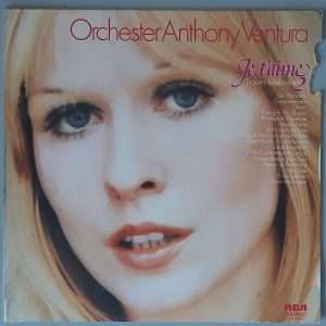 Orchester Anthony Ventura – "Je T'aime 2" (RCA Victor – 66 600 8) Cover Verderseite