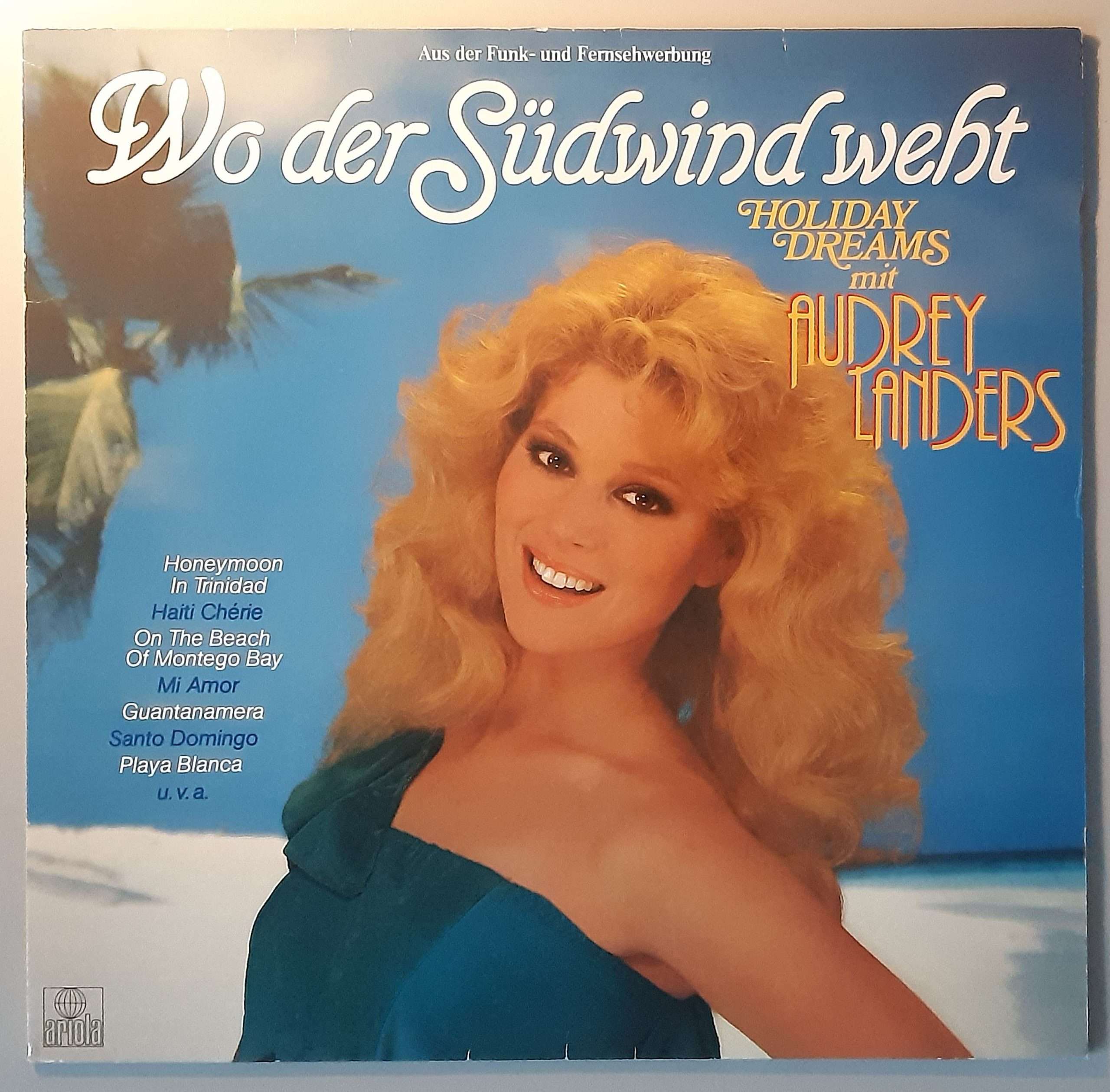 Audrey Landers – "Wo Der Südwind Weht" (Ariola – 41 220 5) Cover Vorderseite