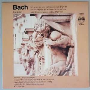 Johann Sebastian Bach – "Kantaten" (Eterna – 7 29 185) Cover Vorderseite