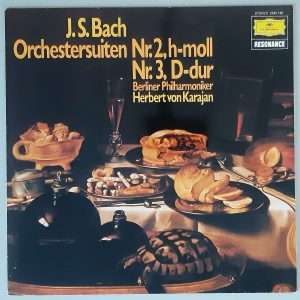 J.S. Bach, "Orchestersuiten Nr. 2, H-moll, Nr. 3, D-dur (Deutsche Grammophon – 2535 138) Cover Vorderseite