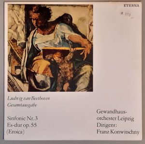 Ludwig van Beethoven "Sinfonie Nr. 3 Es-dur Op. 55 (Eroica)" (ETERNA – 8 25 412) Cover Vorderseite