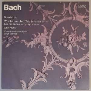 J. S. Bach – "Kantaten, Weichet Nur, Betrübte Schatten BWV 202 (ETERNA – 827030) Cover Vorderseite