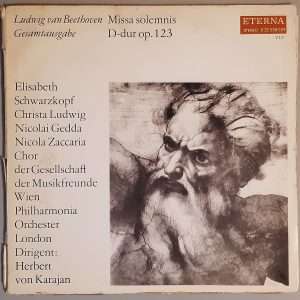 Ludwig van Beethoven "Missa Solemnis D-Dur Op. 123" (ETERNA – 8 25 559) Cover Vorderseite