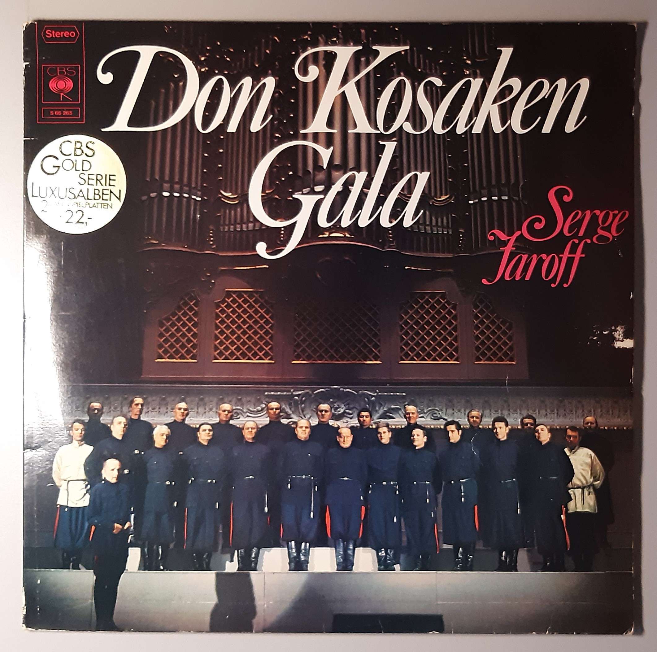 Don Kosaken Chor Serge Jaroff – "Don Kosaken Gala" (CBS – S 66 265) Cover Vorderseite