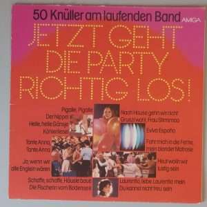 Orchester "Allotria" – Jetzt Geht Die Party Richtig Los (50 Knüller Am Laufenden Band) (AMIGA – 8 55 882) Cover Vorderseite