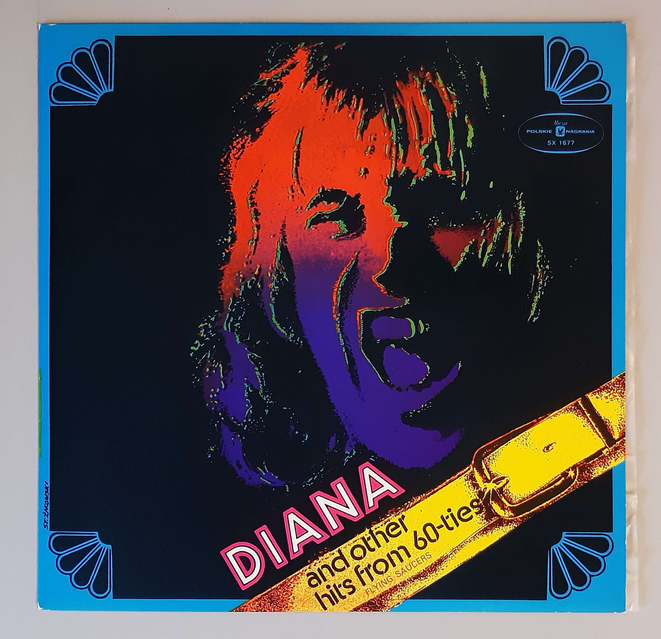 Flying Saucers – "Diana And Other Hits From 60-ties" (Polskie Nagrania Muza SX 1677) Cover Vorderseite