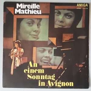 Mireille Mathieu – "An Einem Sonntag In Avignon" (AMIGA – 8 55 259) Cover Vorderseite