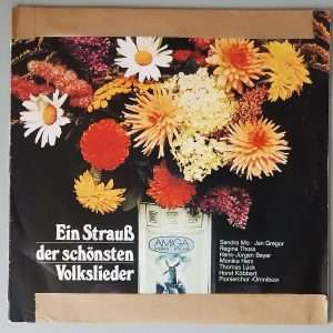 Various – "Ein Strauß Der Schönsten Volkslieder" (AMIGA – 8 55 538) Cover Vorderseite