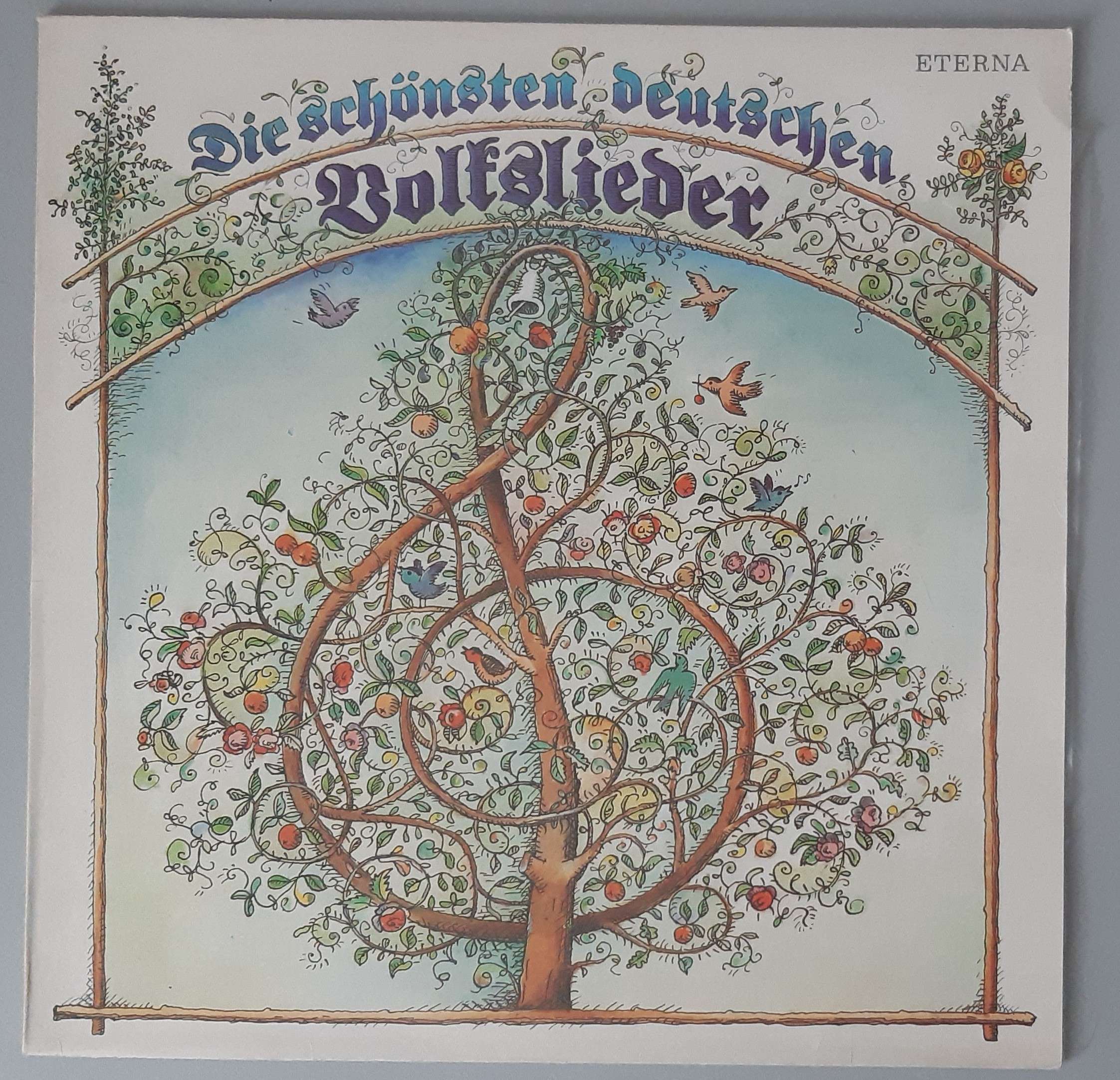 Various – "Die Schönsten Deutschen Volkslieder" (ETERNA – 8 35 088) Cover Vorderseite