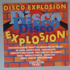 Various – "Disco Explosion" (Contona Music – LP-7601) Cover Vorderseite