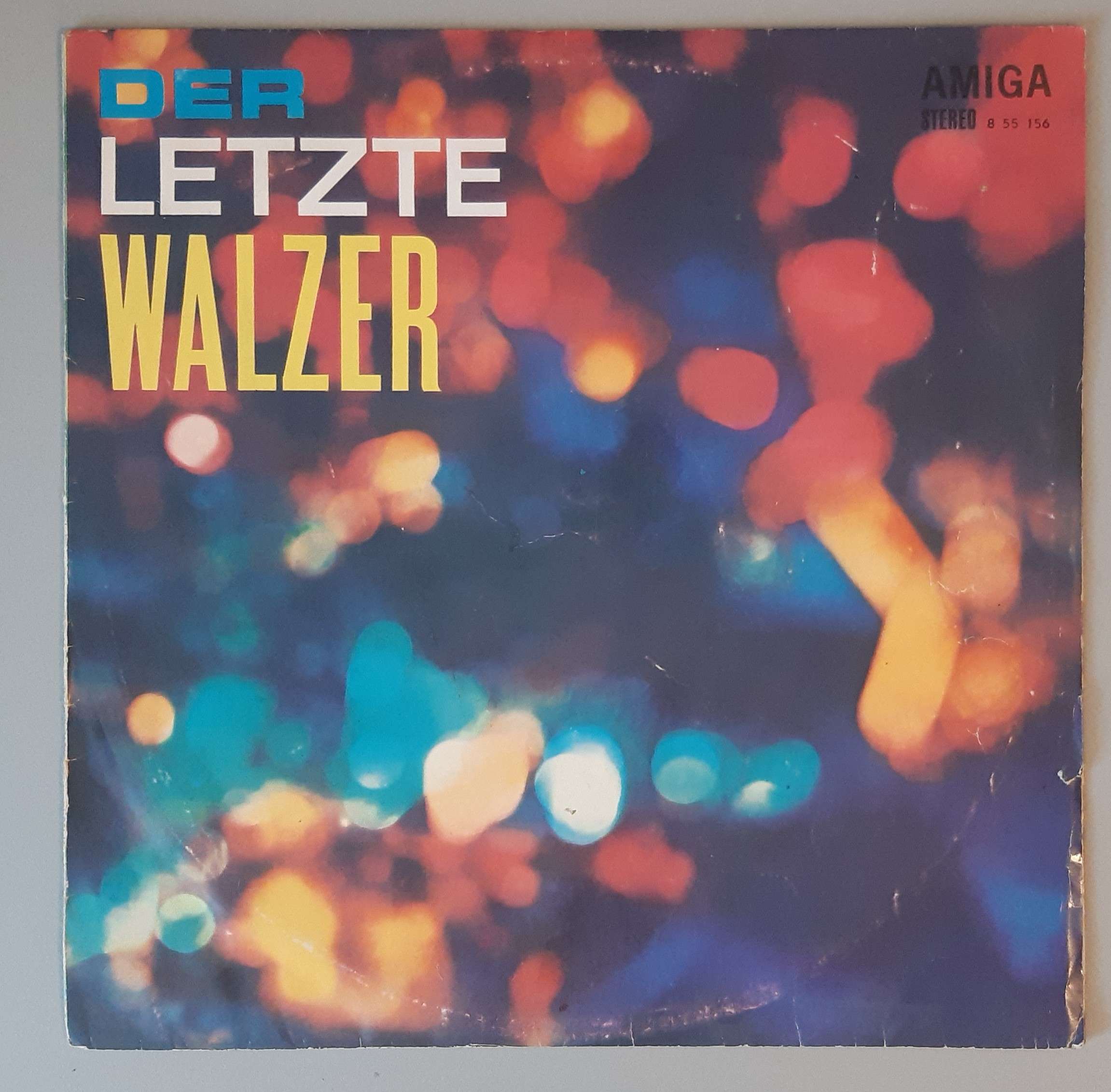 AMIGA Studio Orchester – "Der Letzte Walzer" (AMIGA – 8 55 156) Cover Vorderseite