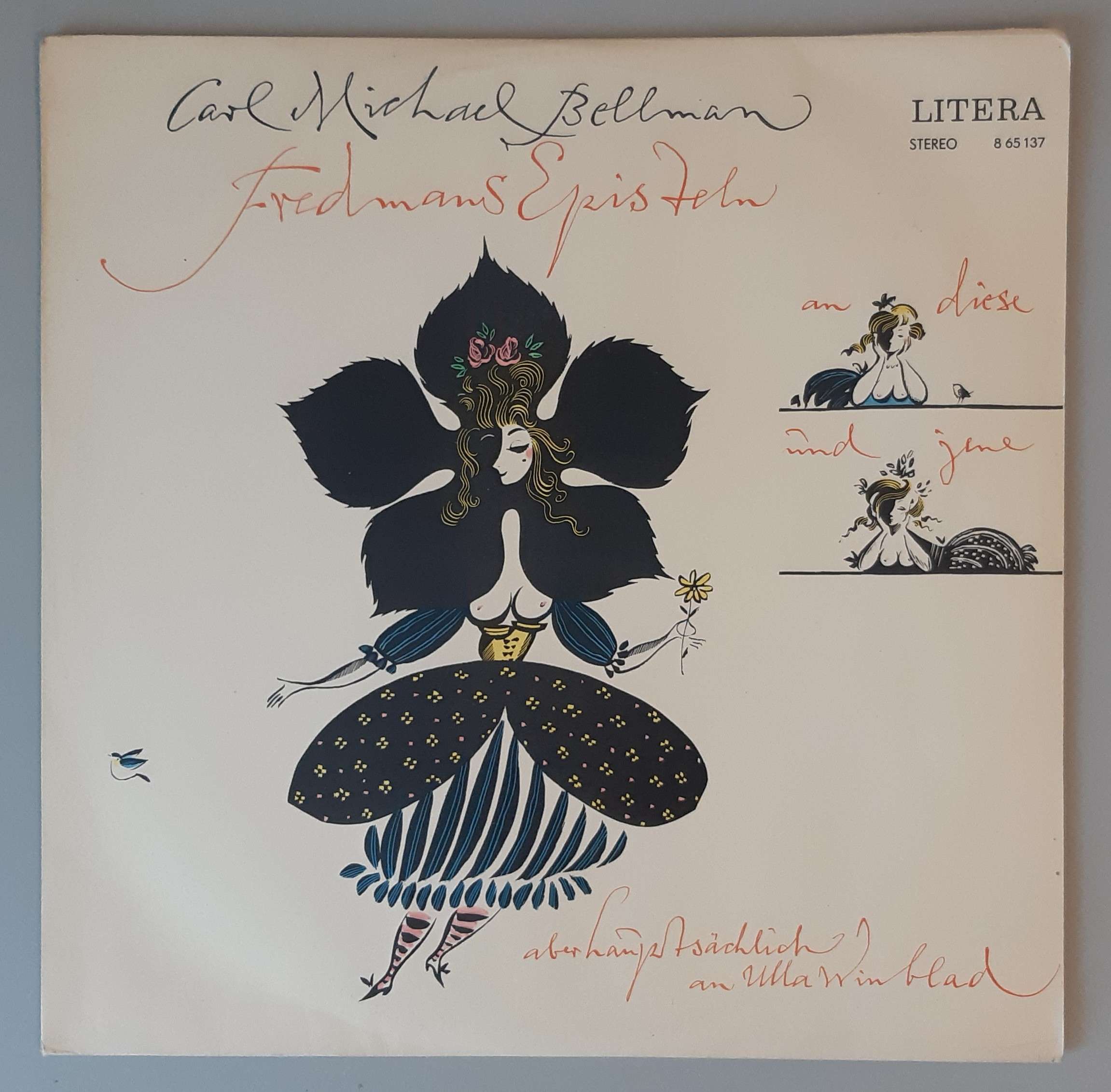 Manfred Krug Spricht Und Singt Carl Michael Bellman – Fredmans Episteln (LITERA – 8 65 137) Cover Vorderseite