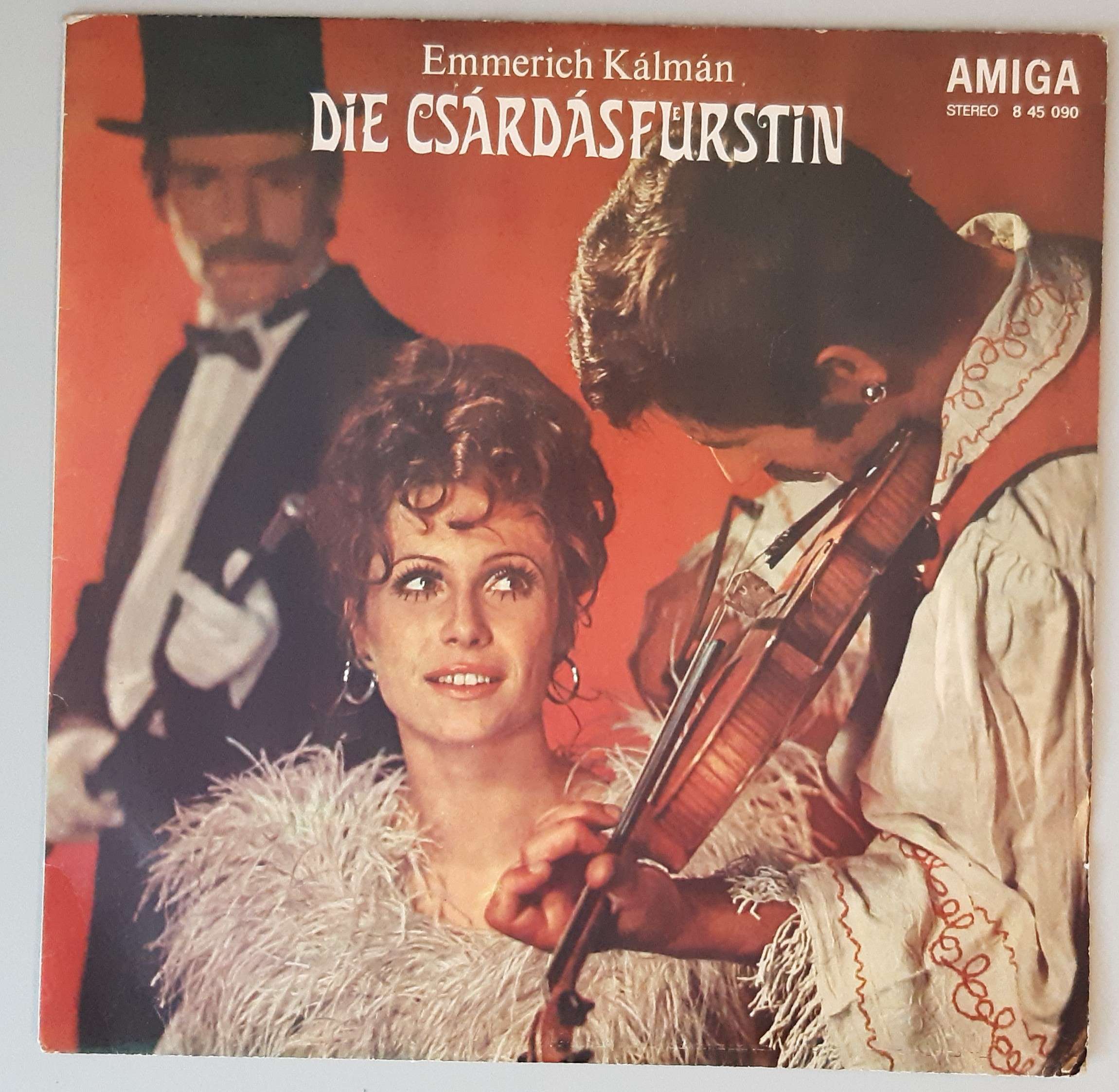 Emmerich Kálmán – Die Csárdásfürstin" (Amiga – 8 45 090) Cover Vorderseite