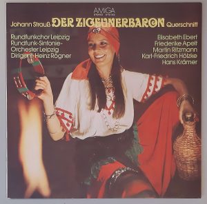 Johann Strauss – "Der Zigeunerbaron (Querschnitt)" (AMIGA – 8 45 065) Cover Vorderseite