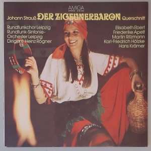 Johann Strauss – "Der Zigeunerbaron (Querschnitt)" (AMIGA – 8 45 065) Cover Vorderseite
