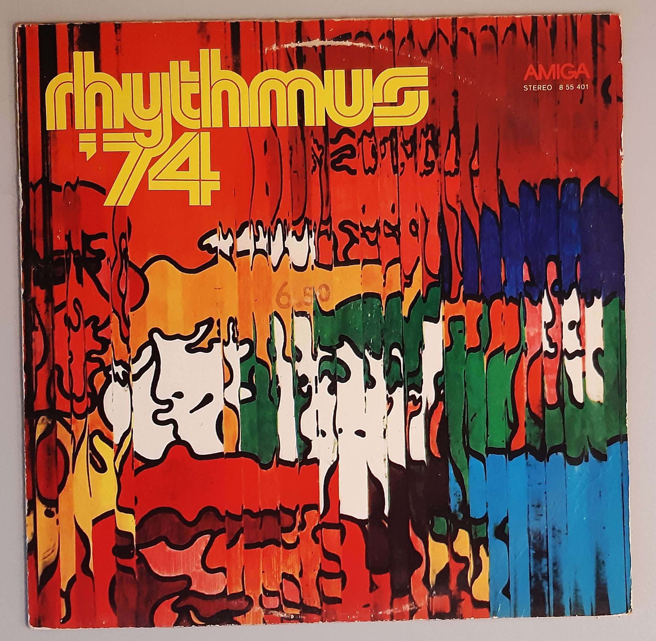 Various – "Rhythmus '74" (AMIGA – 8 55 401) Cover Vorderseite