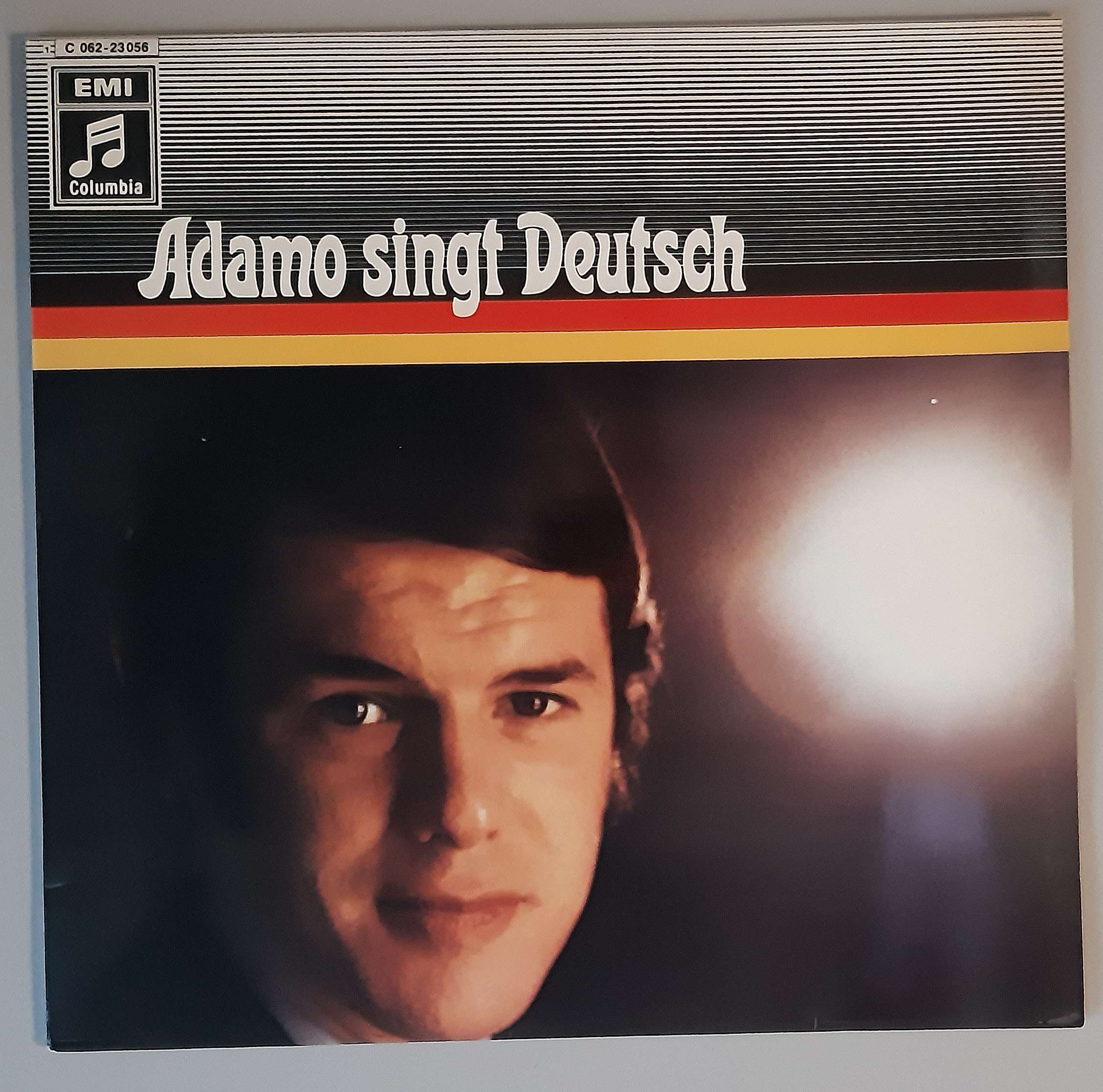 Adamo – "Adamo Singt Deutsch" (Columbia – 1 C 062-23 056) Cover Vorderseite