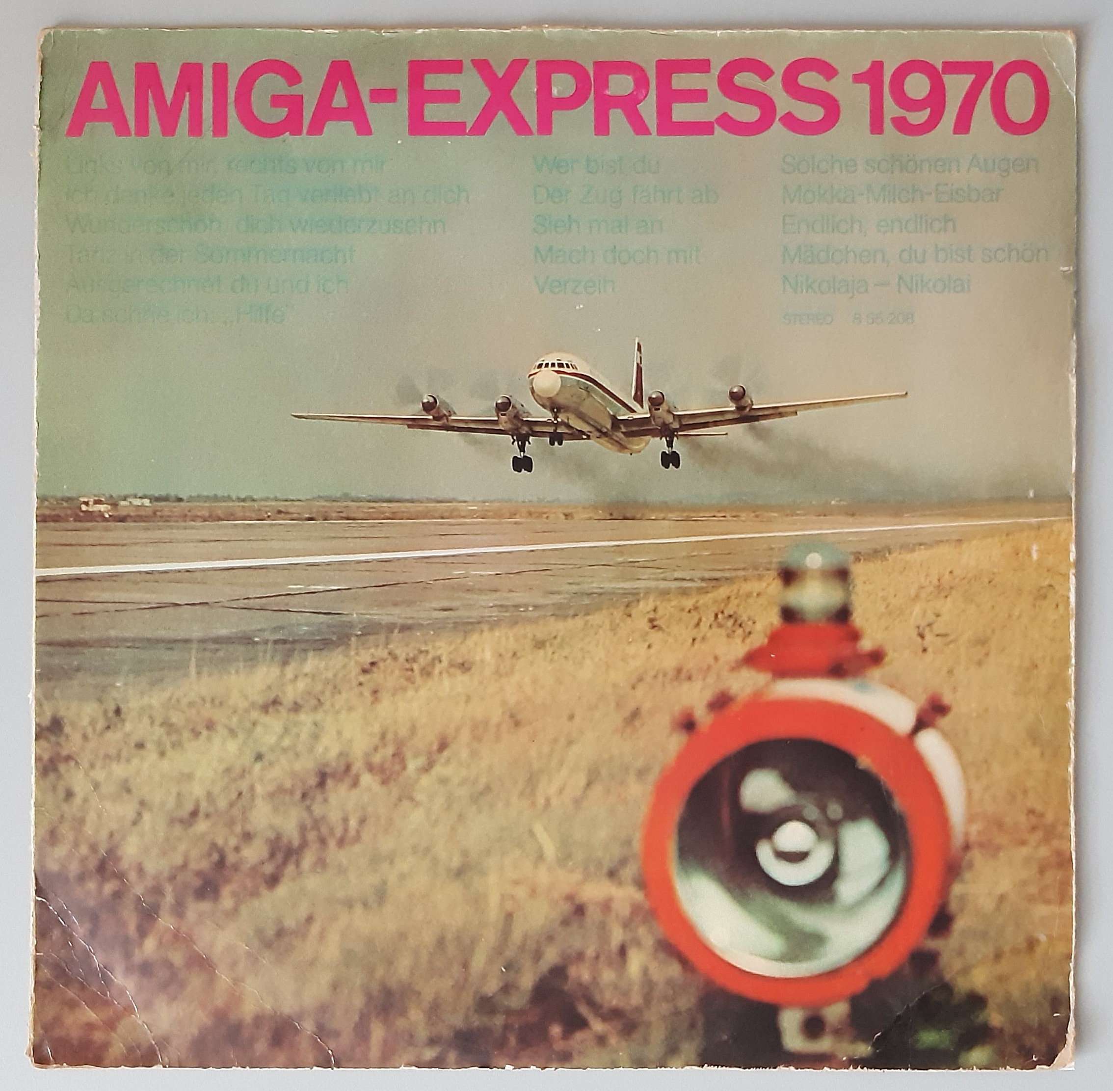 Various – "Amiga-Express 1970" ( AMIGA – 8 55 208) Cover Vorderseite