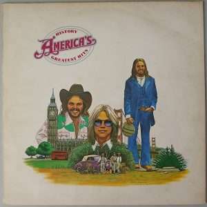 America – "History (America's Greatest Hits)" (Warner Bros. Records – K 56169) Cover Vorderseite