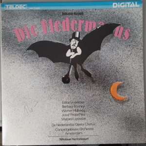 Nikolaus Harnoncourt "Die Fledermaus" von Johann Strauß (Teldec/ ETERNA – 7 29 279-280) Cover Vorderseite