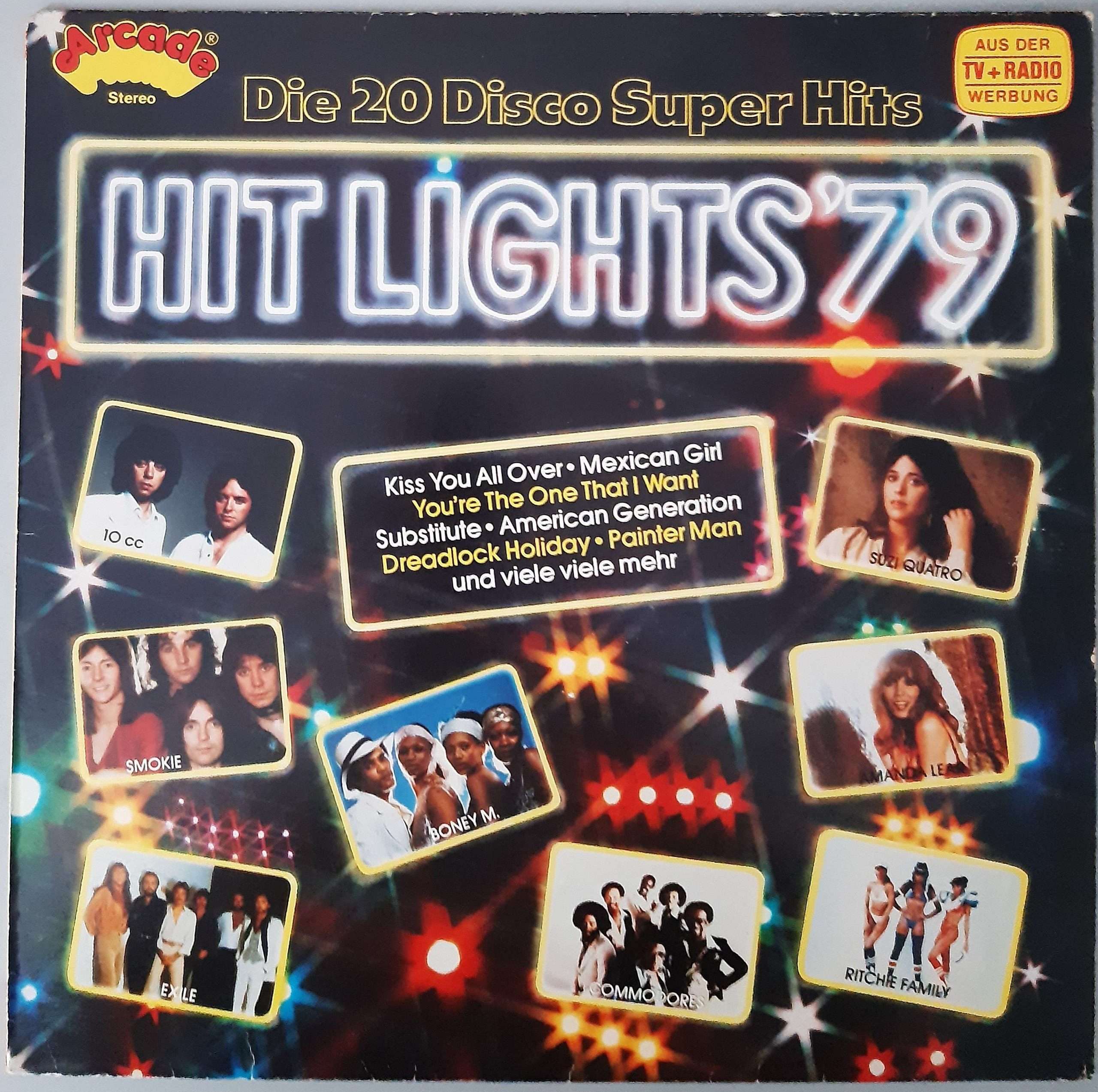 Various – "Hit Lights '79" (Arcade – ADE G 50) Cover Vorderseite