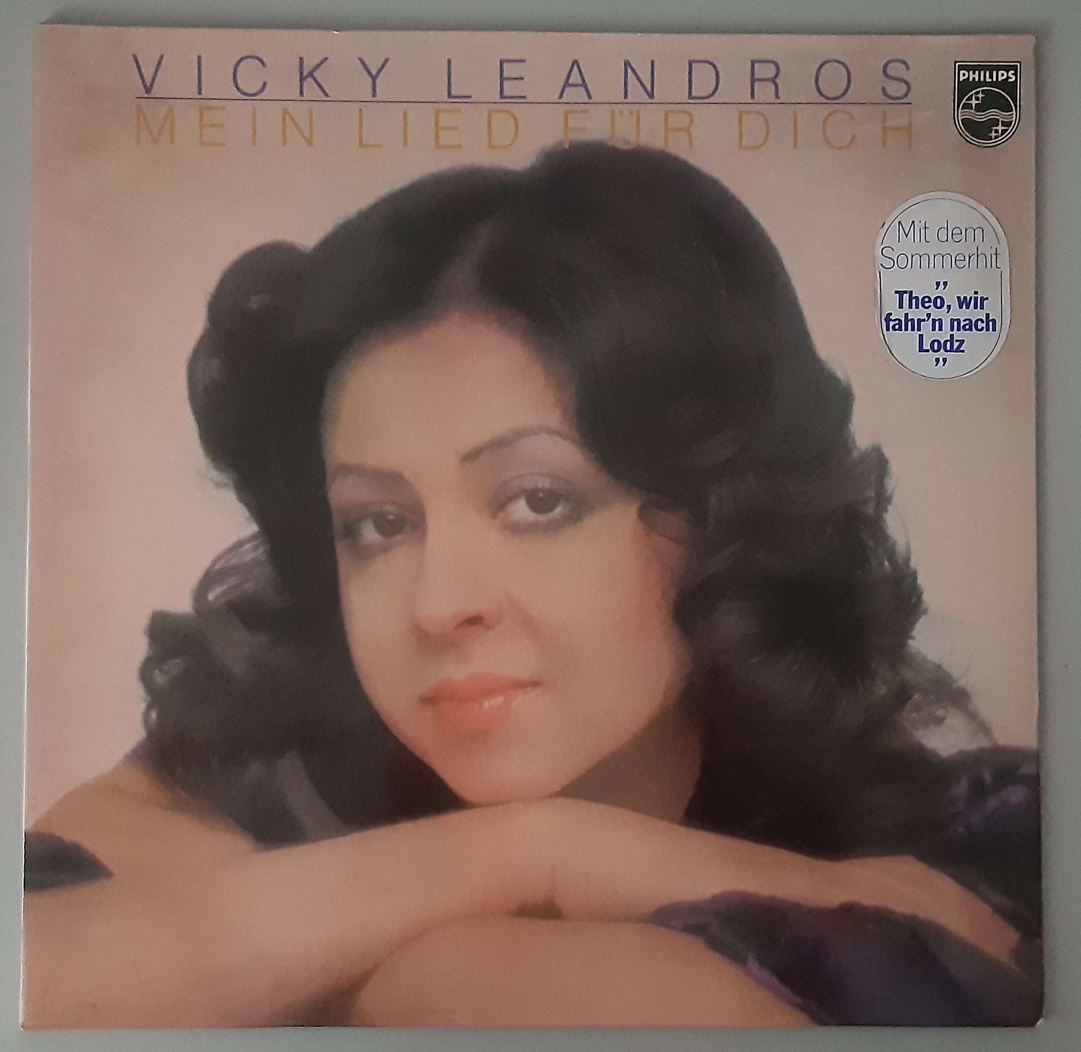Vicky Leandros – "Mein Lied Für Dich" (Philips – 6303 114) Cover Vorderseite