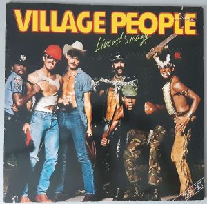 Village People – "Live And Sleazy" (Metronome – 0080.040) Cover Vorderseite