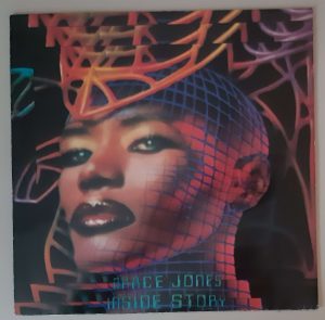 Grace Jones – "Inside Story" (Manhattan Records – 1A 062-24 0643 1) Cover Vorderseite