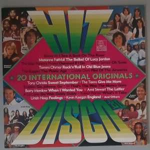 Various – "Hit-Disco '80" (Ariola – 30 710 8) Cover Vorderseite