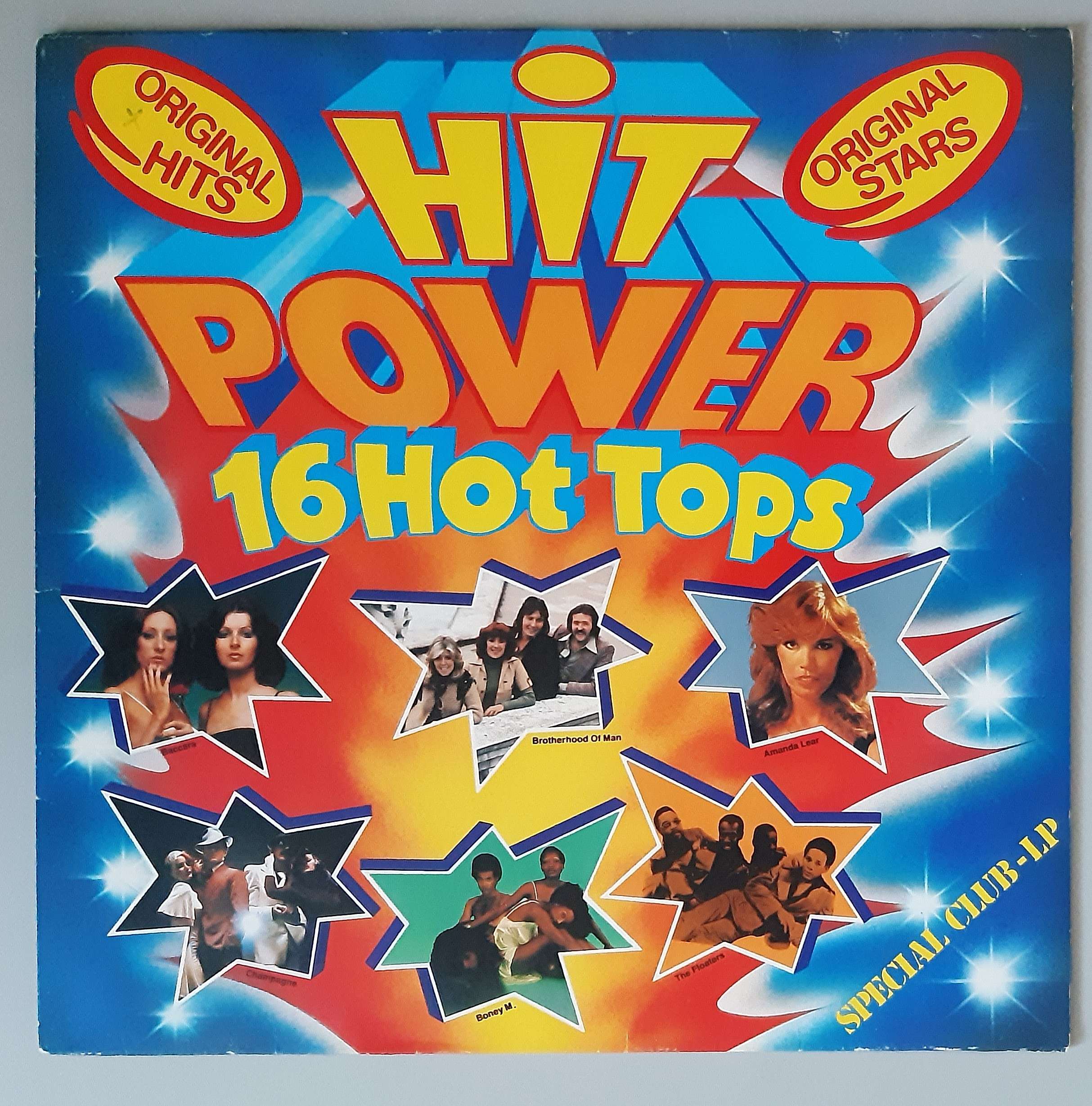 Various – "Hit Power 16 Hot Tops" (SR International – 66 899 6) Cover Vorderseite