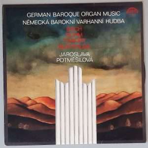 Jaroslava Potměšilová – "German Baroque Organ Music" (Supraphon – 1 11 1183) Cover Vorderseite