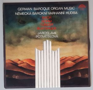 Jaroslava Potměšilová – "German Baroque Organ Music" (Supraphon – 1 11 1183) Cover Vorderseite