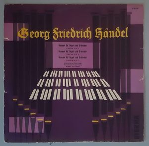 Georg Friedrich Händel – "Konzert Für Orgel Und Orchester G" (ETERNA – 8 20 179) Cover Vorderseite