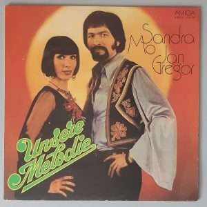Sandra Mo & Jan Gregor – "Unsere Melodie" (AMIGA – 8 55 590) Cover Vorderseite