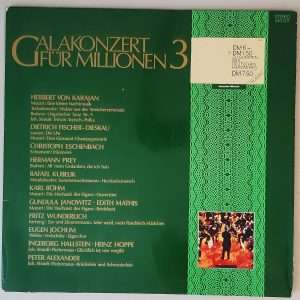 Various – "Galakonzert Für Millionen 3" (Deutsche Grammophon – 643 007) Cover Vorderseite