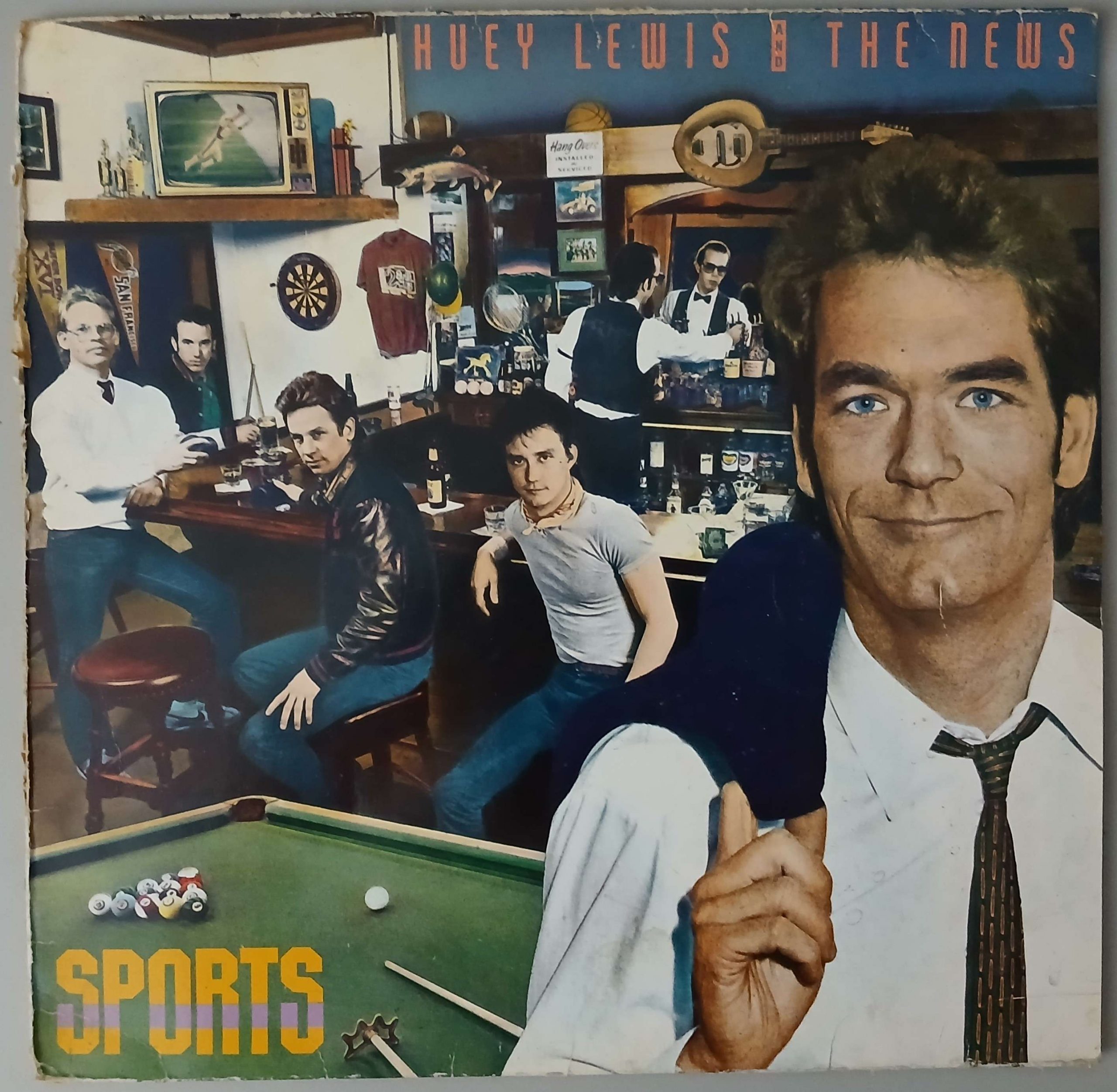 Huey Lewis And The News – "Sports" (Chrysalis – 205 845) Cover Vorderseite