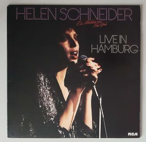 Helen Schneider – "Live In Hamburg" (RCA – PL 42775) Cover Vorderseite