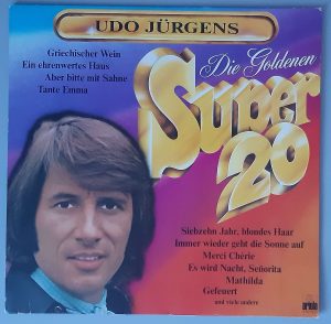 Udo Jürgens – "Udo Jürgens – Die Goldenen Super 20" (Ariola – 25 208 XU) Cover Vorderseite