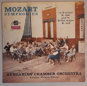 Wolfgang Amadeus Mozart – "Hungarian Chamber Orchestra" (Qualiton - LPX 1193) Cover Vorderseite