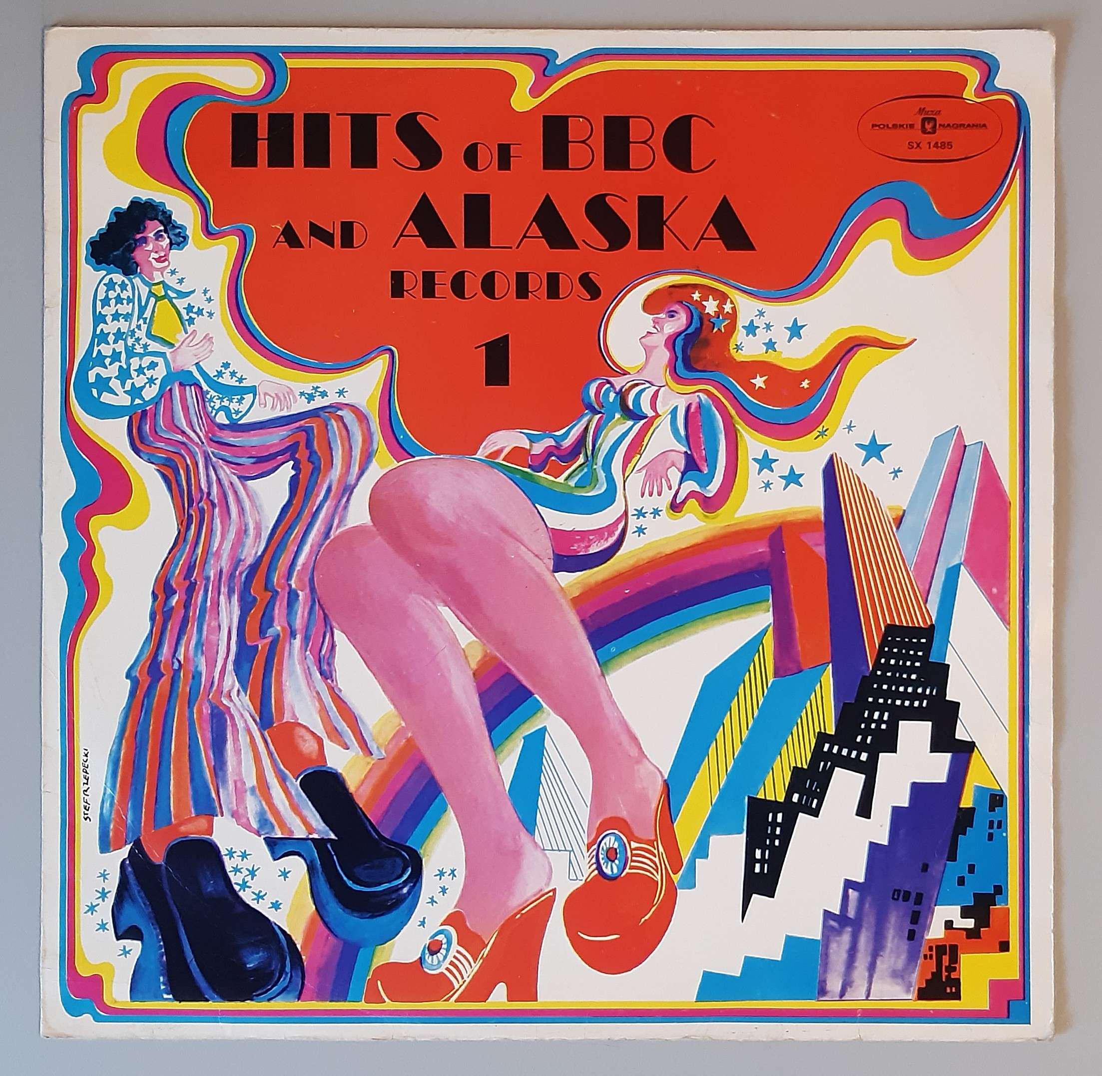 Various – "Hits Of BBC And Alaska Records 1" (Polskie Nagrania Muza – SX 1485) Cover Vorderseite