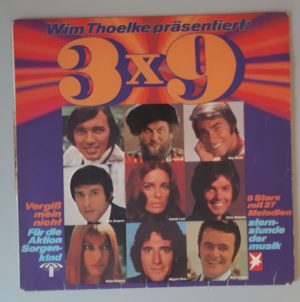 Various – "Wim Thoelke Präsentiert: 3x9 - 9 Stars Mit 27 Melodien" (Stern Musik - 2488 013) Cover Vorderseite