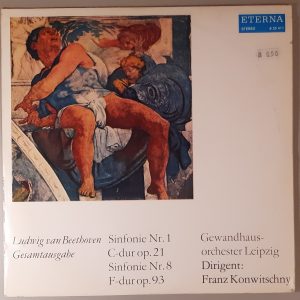 Ludwig van Beethoven "Sinfonie Nr. 1 C-dur Op. 21 / Sinfonie Nr. 8" (ETERNA – 8 25 411) Cover Vorderseite