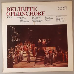 Various – "Beliebte Opernchöre I. Folge" (ETERNA – 8 25 195) Cover Vorderseite