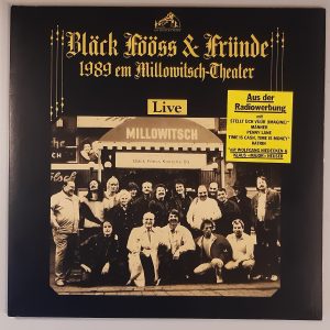 Bläck Fööss – "Bläck Fööss & Fründe - 1989 Em Millowitsch-Theater (Live)" (EMI – 1C 2LP 198-7 92890 1 DMM) Cover Vorderseite