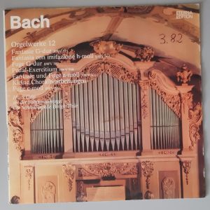 J.S. Bach, "Orgelwerke 12 - (Fantasie G-dur BWV 571 (ETERNA – 8 25 845) Cover Vorderseite
