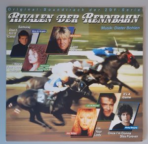 Various – "Rivalen Der Rennbahn (Original-Soundtrack Der ZDF-Serie)" (Hansa - 209 604) Cover Vorderseite