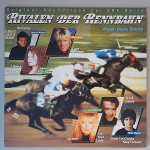 Various – "Rivalen Der Rennbahn (Original-Soundtrack Der ZDF-Serie)" (Hansa - 209 604) Cover Vorderseite