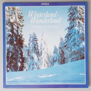 Various – "Winterland – Wunderland · Schlager Zur Winterzeit" (AMIGA – 8 56 284) Cover Vorderseite